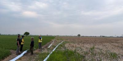 Atasi Kekeringan Sawah, Balai Besar Wilayah Sungai (BBWS) Citarum Operasikan Tiga Pompa di Bekasi